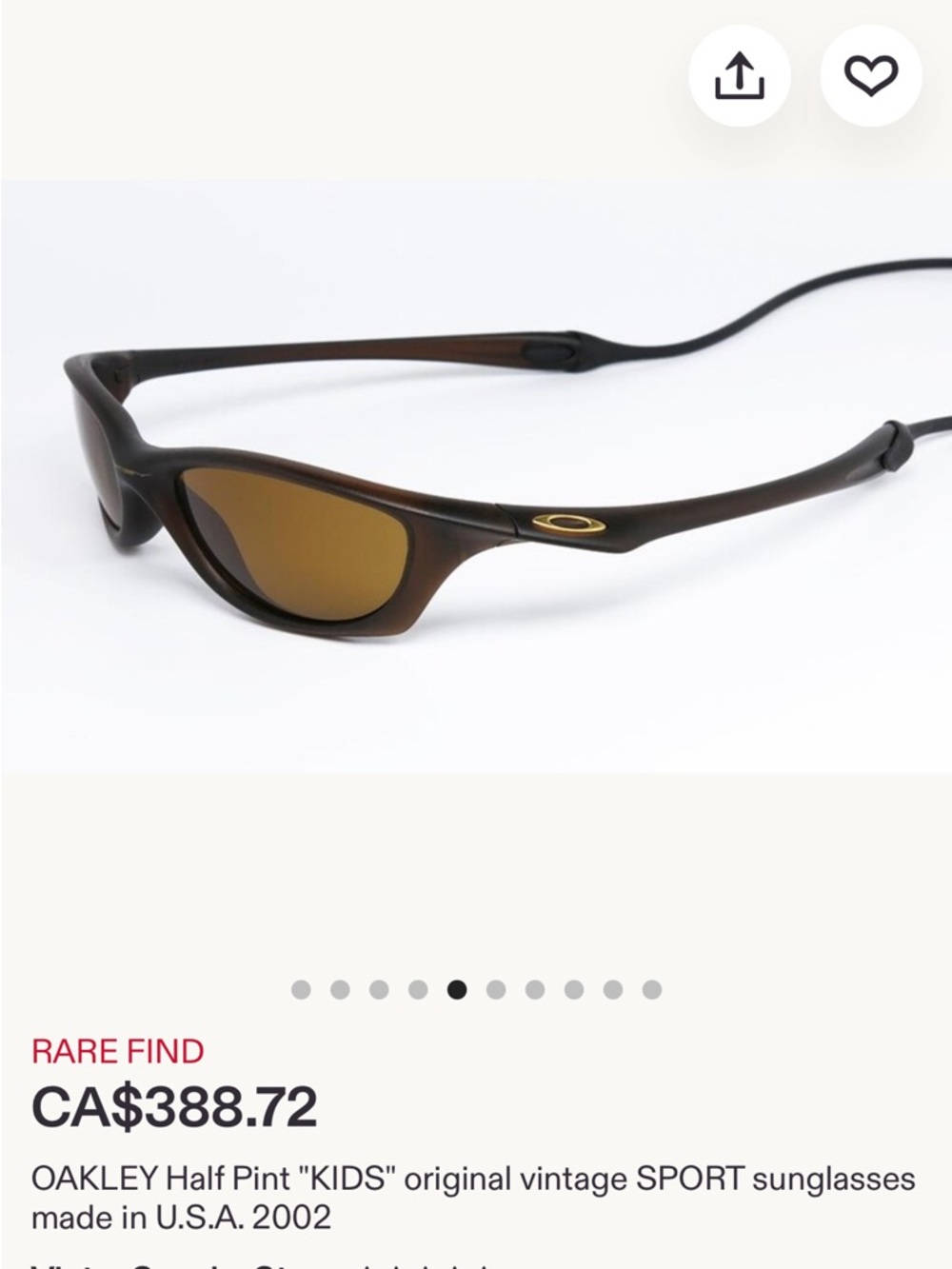 Oakley kids half pint